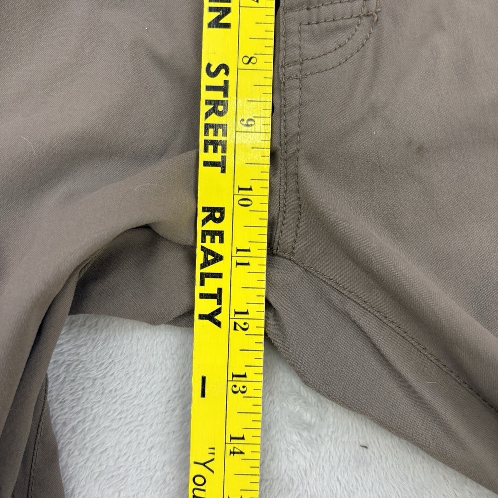PrAna Pants Mens 36x30 Brown Slim Fit Nylon Stretch Elastic Waist Outdoor Hiking - Picture 14 of 15